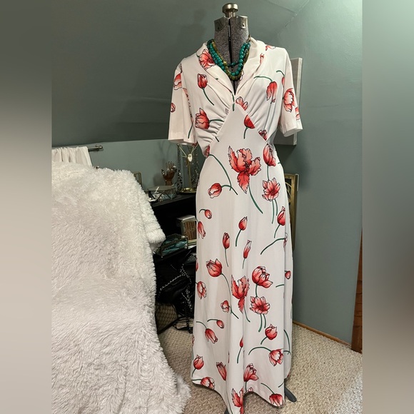 Vintage Dresses & Skirts - Vintage 40’s style maxi dress
